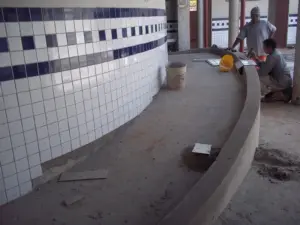inspeção de qualidade da obra